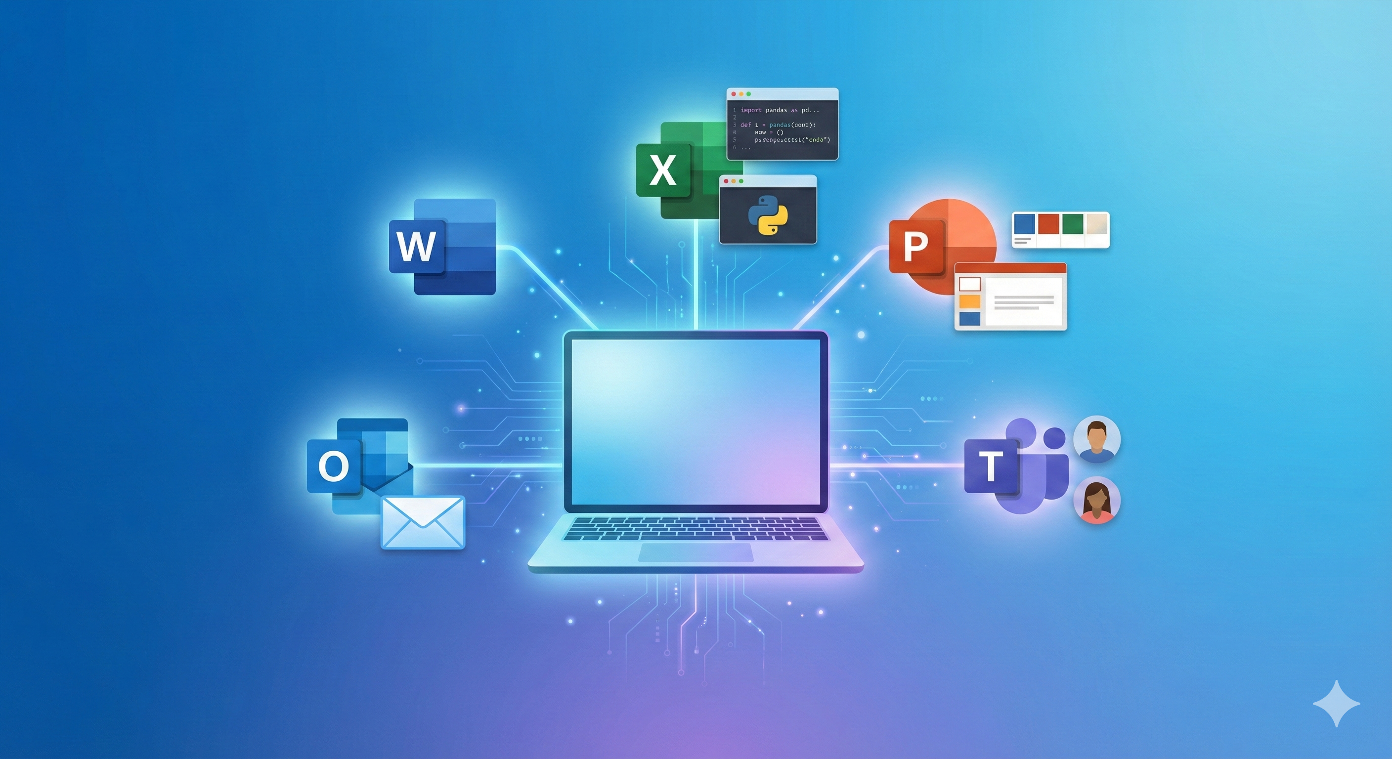 Microsoft 365 Copilot Wave 2 - laptop i aplikacje Office